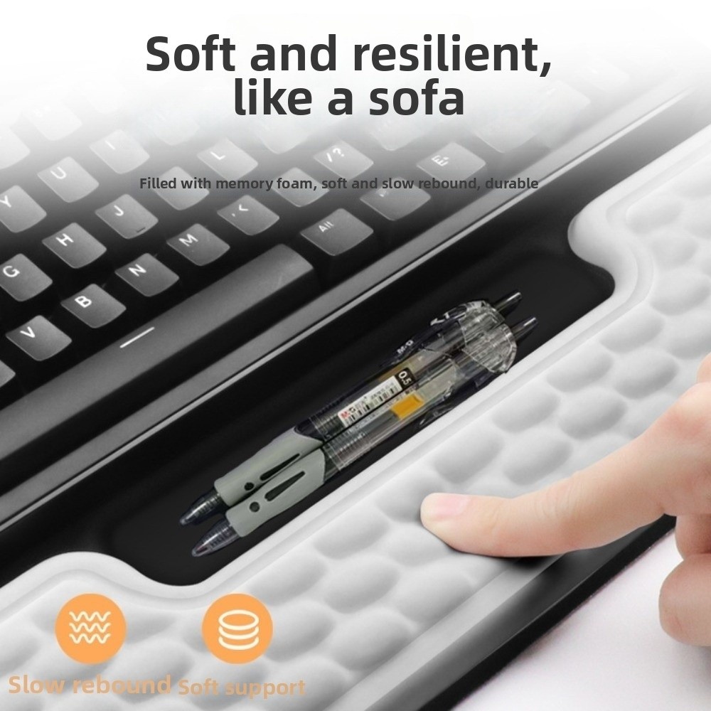 Keyboard Wrist Pad Leather - Support de clavier intégré pour ordinateur,