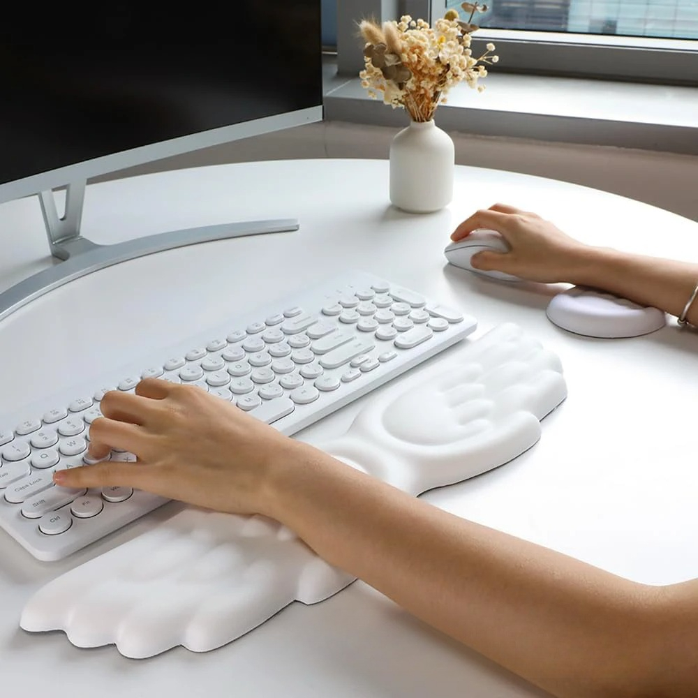Keyboard Wrist Pad Leather - Tapis de souris ergonomique pour clavier