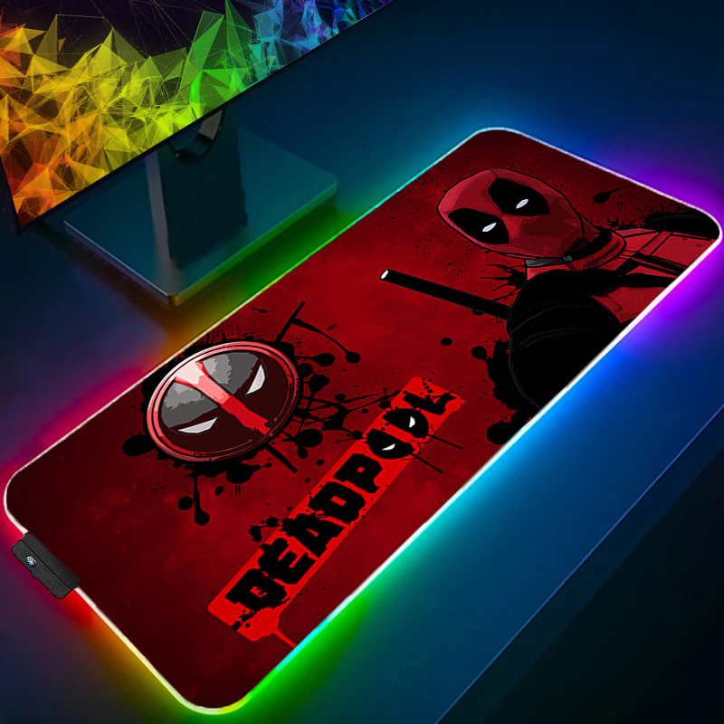 Tech Gaming Accessories - LED tapis de souris jeu rétro-éclairage