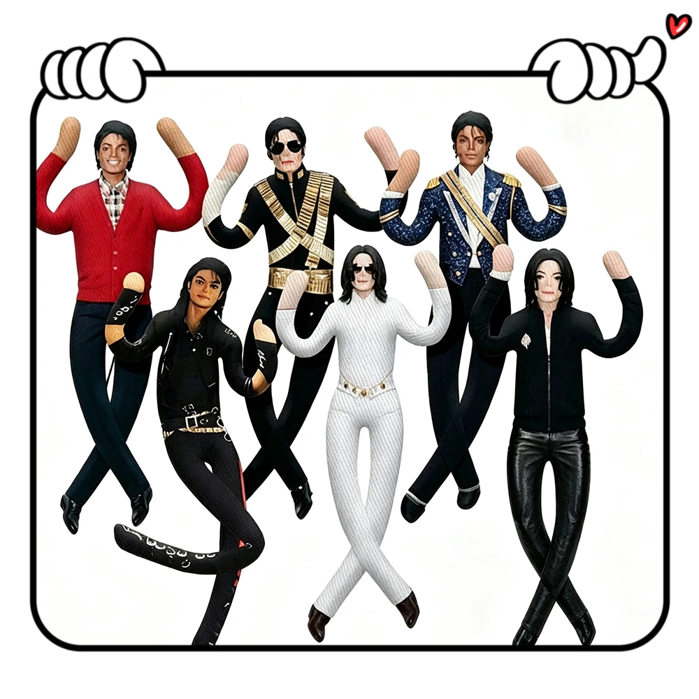 Tech Home Accessories - Figurine en peluche articulée Michael Jackson,