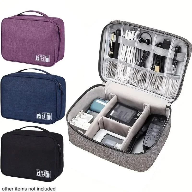 Tech Accessories Travel Case - Organisateur d'électronique, étui de voyage résistant