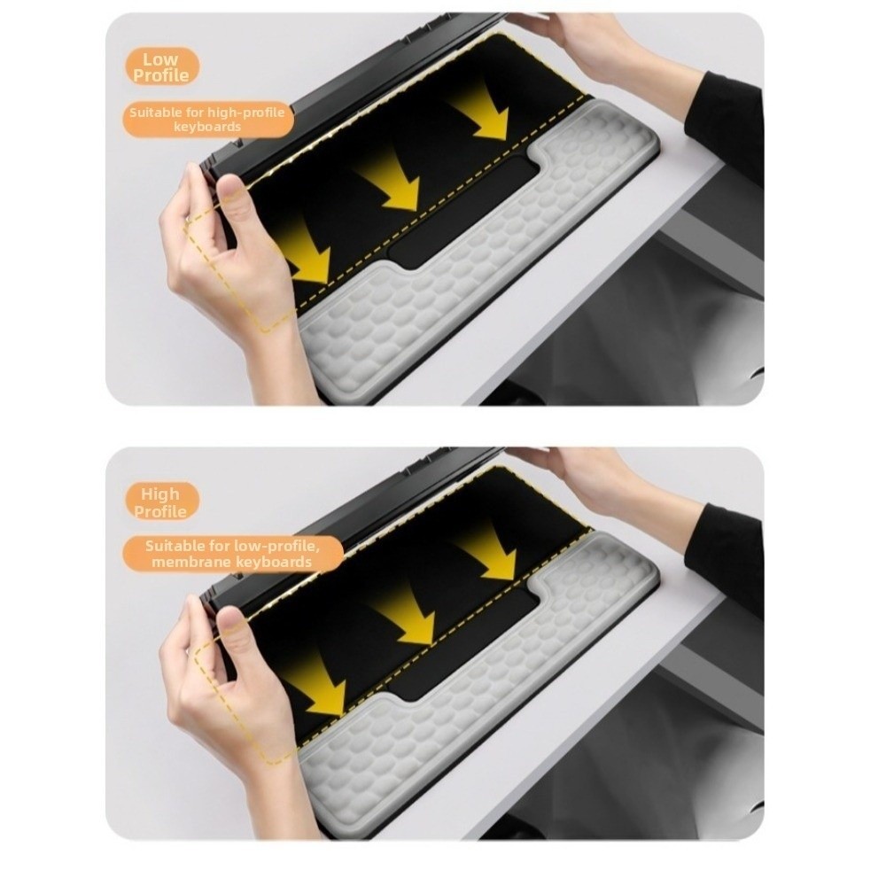 Keyboard Wrist Pad Leather - Support de clavier intégré pour ordinateur,