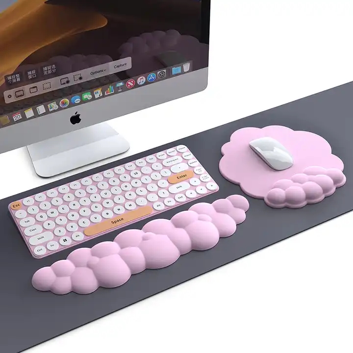 Tapis de souris imperméable en - Keyboard Wrist Pad Leather avis et prix