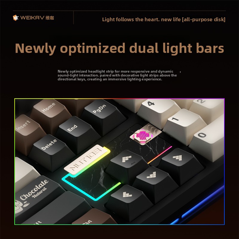 Clavier mécanique WEIKAV NUT10 - Tech Gaming Accessories avis et prix