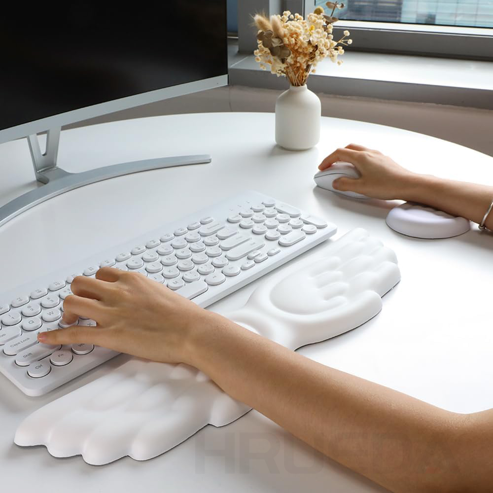 Clavier mécanique, souris, rep - Keyboard Wrist Pad Leather avis et prix