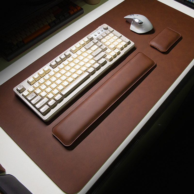 Tapis de bureau imperméable en - Keyboard Wrist Pad Leather avis et prix