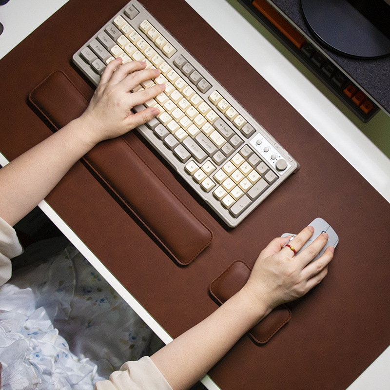 Tapis de bureau imperméable en - Keyboard Wrist Pad Leather avis et prix