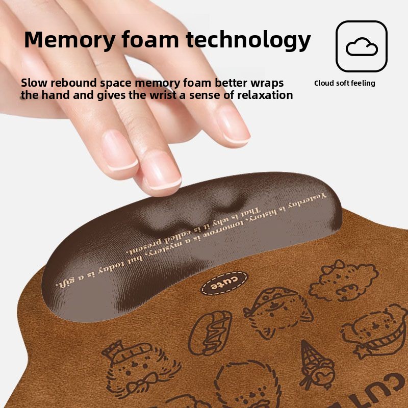 Tapis de souris 2 en 1 avec de - Keyboard Wrist Pad Leather avis et prix