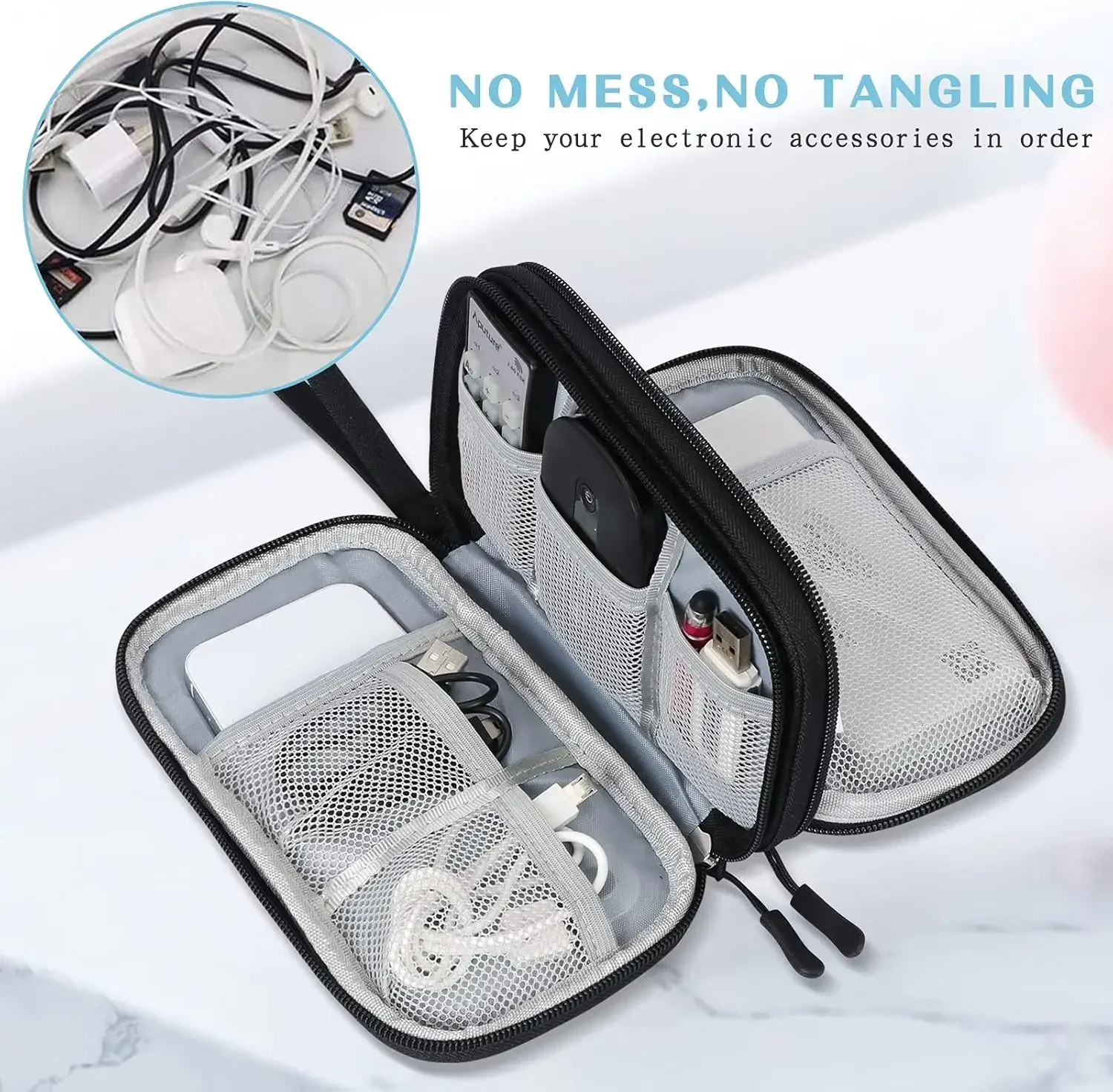 Sac de voyage pour câbles, poc - Cable Organizer Bag avis et prix