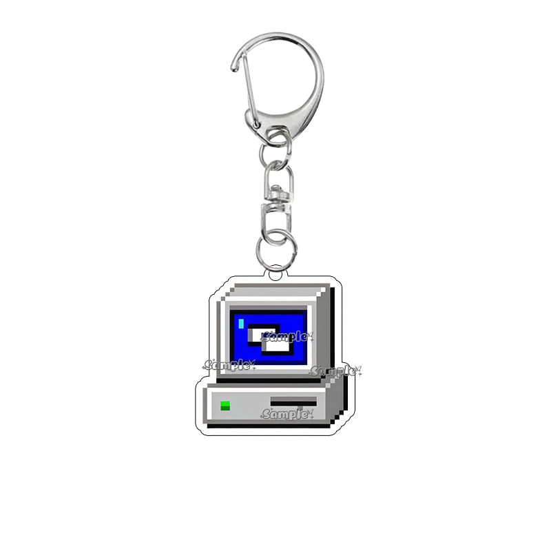 Porte-clés en acrylique créati - Tech Keychain Accessories avis et prix