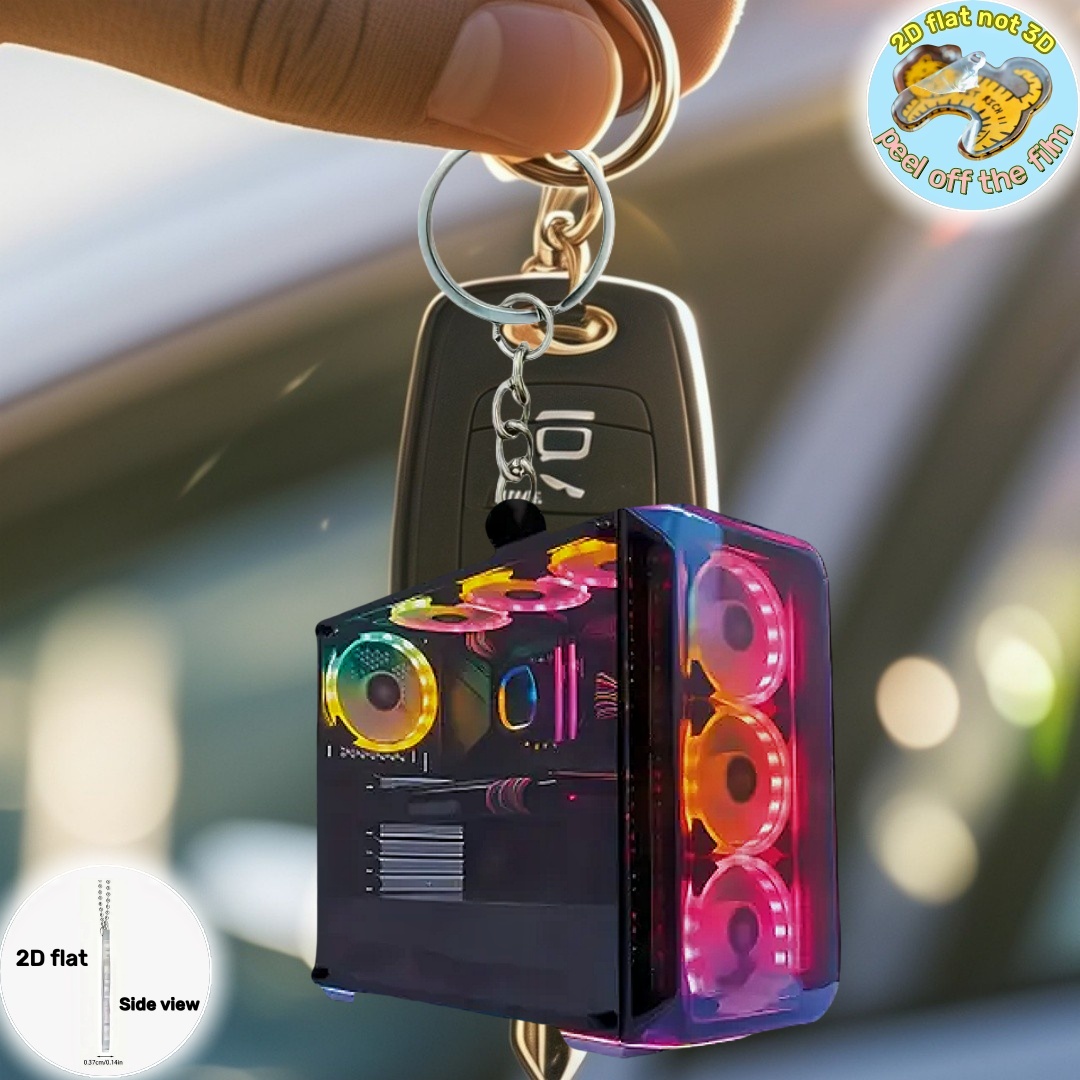 Porte-clés pendentif hôte d'or - Tech Keychain Accessories avis et prix