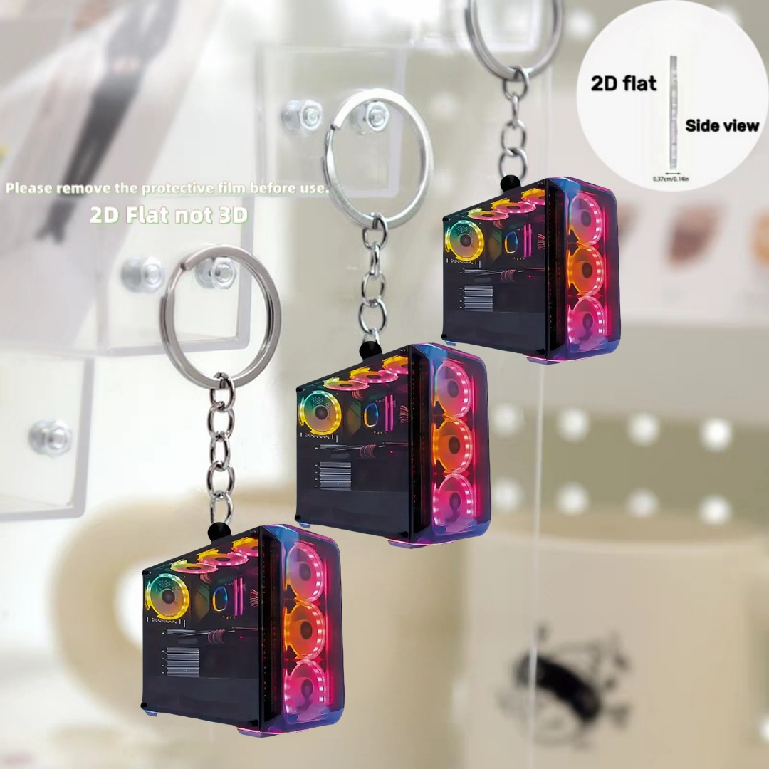 Porte-clés pendentif hôte d'or - Tech Keychain Accessories avis et prix